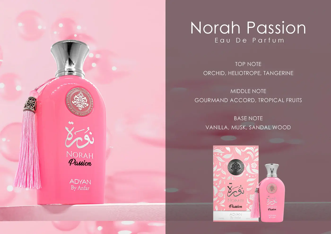 NORAH-PASSION-oudhshop Norah Passion by Adyan 100ml Eau de Parfum – Arabian fragrance for women
