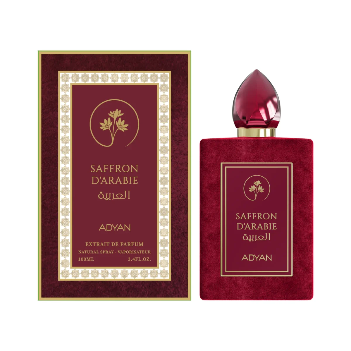 Saffron D’Arabie100ml Extrait (Tobacco Oud Vanilla Perfume) - Image 2