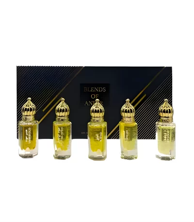 Gift packaging of Blends of Anfar Perfume Oil Set – Elegant Oud Gift Idea