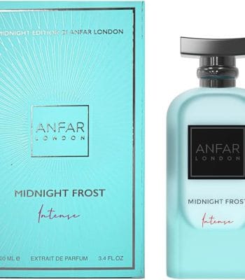 Midnight Frost Intense by Anfar London – 100ml Unisex Extrait de Parfum in premium packaging