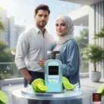 Midnight Frost Intense icy citrusy woody scent by Anfar London – 100ml Unisex Extrait de Parfum in premium packaging