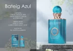 Bateig Azul by Anfar London – 100ml Unisex Citrus & Herbal Extrait de Parfum Bottle