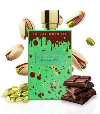 Pistachio Kunafa 80ml Perfume by Anfar – Dubai fragrance with chocolate, pistachio, and Middle Eastern dessert notes