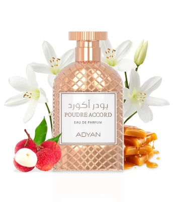 Poudre Accord by Adyan – 100ml Powdery Musk Perfume Bottle