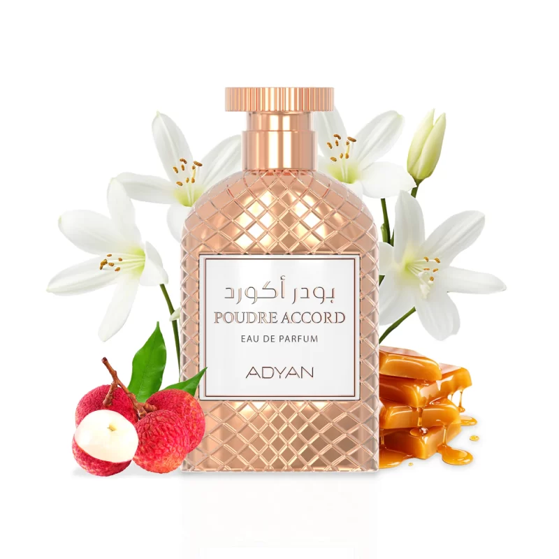Poudre Accord by Adyan – 100ml Powdery Musk Perfume Bottle
