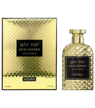 Oud Ombre by Adyan – 100ml Smoky amber Oud Perfume Bottle