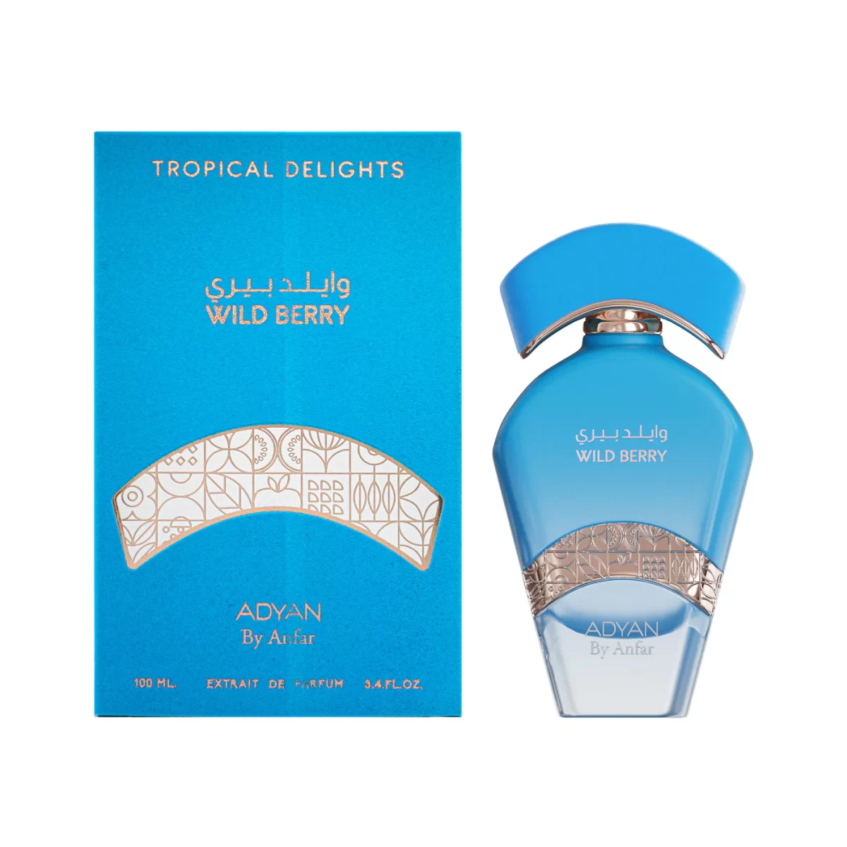 vanilla musk fragrance Wild Berry Perfume by Adyan – 100ml Fruity Extrait from Tropical Series