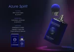 Azure Spirit by Anfar London – 100ml Série de Velvet Mint, Citrus & Woody Perfume Bottle
