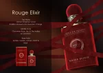 Rouge Elixir by Anfar London – 100ml Série de Velvet Extrait rose oud Perfume Bottle