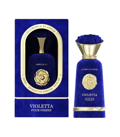 Violetta by Anfar 1950 – Florence de Anfar Series Floral Citrus Perfume Bottle