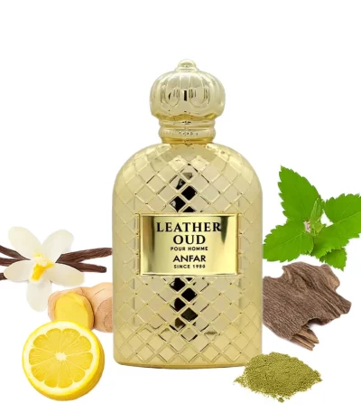 Luxury Oud Perfume for men Leather Oud Gold Extrait de Parfum by Anfar – Long-Lasting