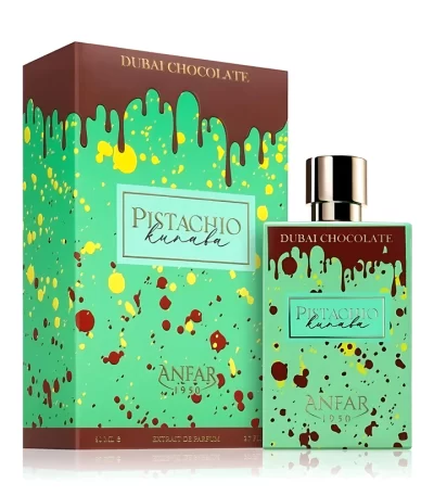 Viral perfume Pistachio Kunafa 80ml Perfume by Anfar – Dubai fragrance with chocolate, pistachio, and Middle Eastern dessert notes