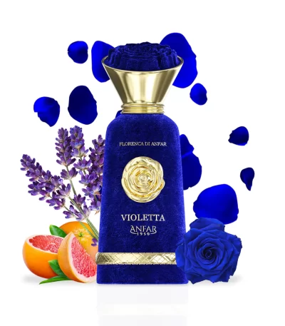 Violetta by Anfar 1950 – Florence de Anfar Series Floral Citrus Perfume Bottle