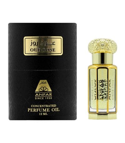 Oud Rose Perfume Oil 12ml by Anfar – Top Rose Oud Unisex Perfume
