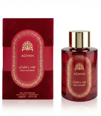 Bottle of Oud Saffron Perfume by Adyan 100ml