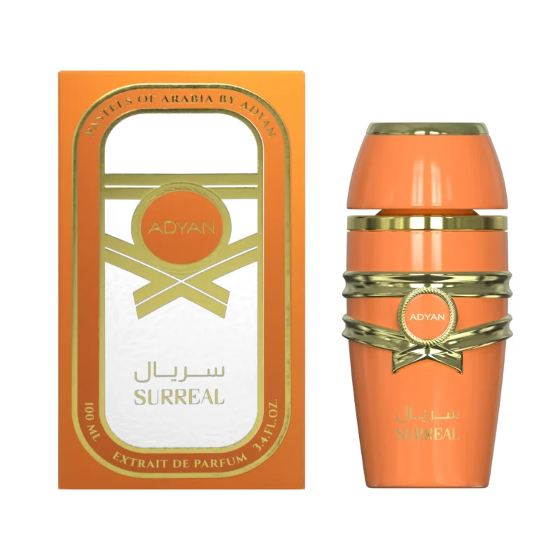 SURREAL BY ADYAN is a 100ml Extrait De Parfum for men and women, featuring top notes of mango, ginger, and saffron, a floral heart, and a warm base of vanilla, honey, and sandalwood. this fragrance rivals popular scents. For example, it's a great choice if you like Yves Saint Laurent Libre Intense or Zara's Golden Decade.