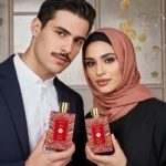 A bottle of Anfar London's Rituals of Anfar Divine luxury arabian musk woodyperfume, with its elegant design, showcased on a clean background.