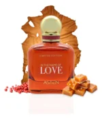 Gourmand Perfume - fall for the irresistible charm of In The Name of Love by Asten, a luxurious 100ml Eau de Parfum Inspired by the iconic Giorgio Armani Stronger With You Amber (Intensely).