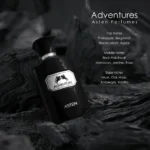 Adventure by Asten commanding 100ml Eau de Parfum is a top-tier designer inspired perfume that mirrors the legendary success and sophistication of Creed Aventus. As a standout Creed Aventus dupe.
