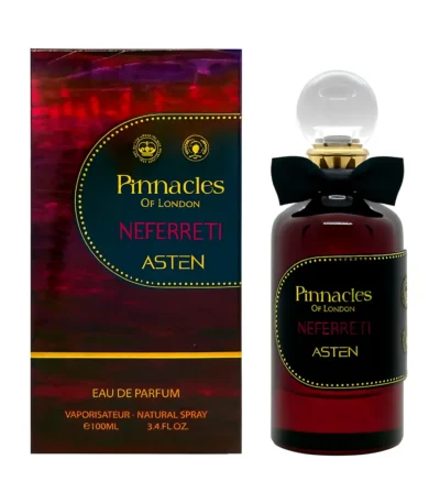 Pinnacles Of London Neferreti by Asten 100ml Eau de Parfum is a stunning designer inspired perfume that echoes the dark, mysterious allure of Penhaligon's Halfeti Leather.