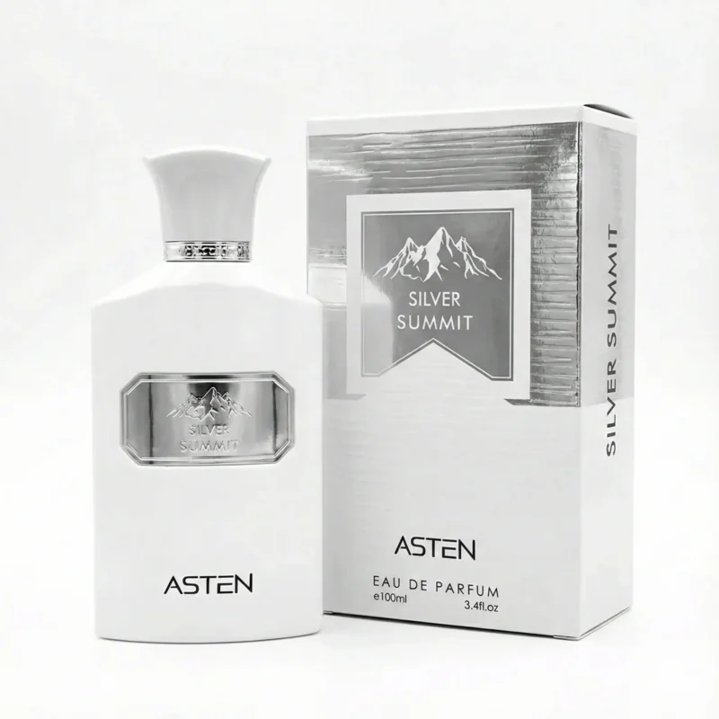 Silver Summit by Asten. This revitalizing 100ml Eau de Parfum is a masterful designer inspired perfume that captures the pristine, icy freshness of Silver Mountain Water by Creed.
