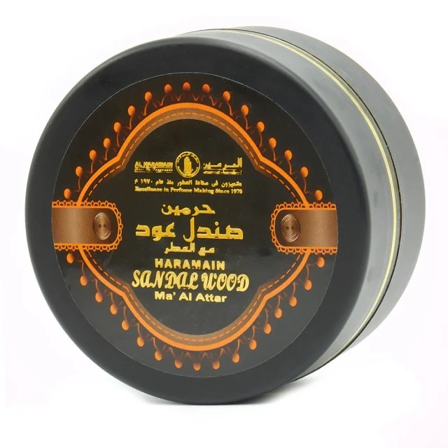 Premium Al Haramain Sandalwood Ma'al Attar Bakhoor Incense 60g
