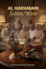 Al Haramain Sandalwood Ma'al Attar - Rich Sandalwood & Oud Bakhoor 60g