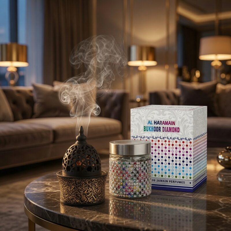 Al Haramain Bukhoor Diamond Luxury Oud Bakhoor 100g