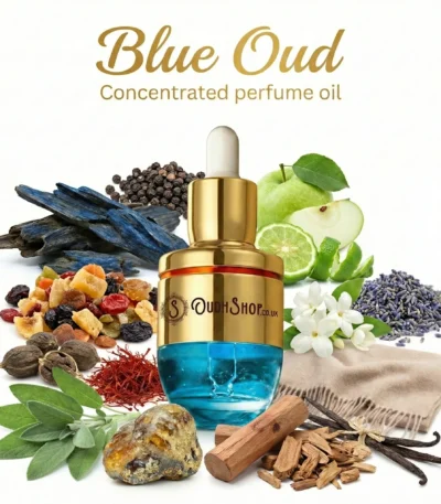 Blue Oud Attar Perfume Oil an exquisite oud perfume oil is a sophisticated unisex blend