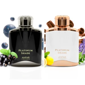 Platinum Shade Duo Set by Anfar London matching perfumes for His & Her Luxury Perfume Couple set