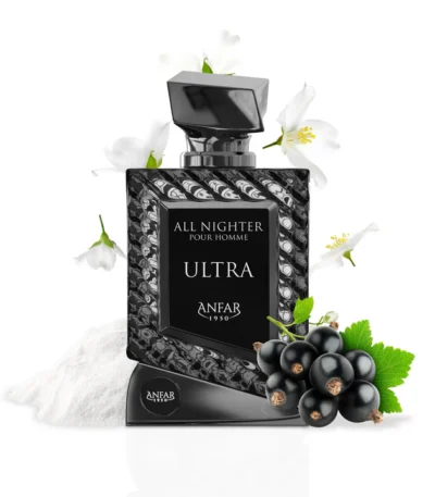 Creed Aventus alternsative all noghter ultra pour homme by anfar parfum bottle