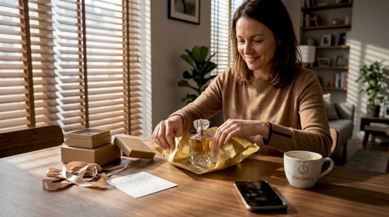 Gifting luxury oud perfume at home