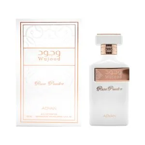 Powdery Vanilla Perfume for women Wujood Rose Poudre by Adyan perfume with packaging