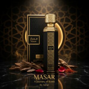 sweet vanilla oud perfume masar by anfar presentatione
