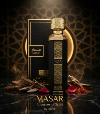 sweet vanilla oud perfume masar by anfar presentatione