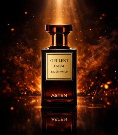 Sweet tobbaco vanilla oud Opulent Tabac by Asten 80ml edp tomford tobacco vanille inspired fragrance bottle presentation