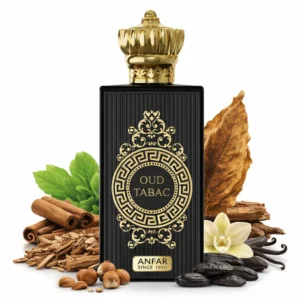 Tobacco Oud Perfume Oud Tabac by Anfar 80ml Parfum bottle