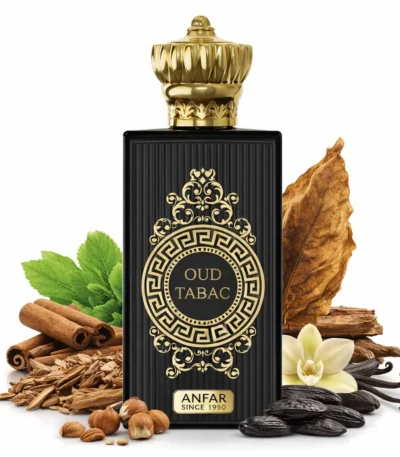Tobacco Oud Perfume Oud Tabac by Anfar 80ml Parfum bottle