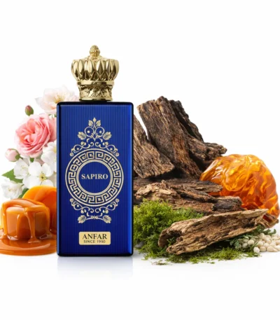 Gourmand Oud Perfume Saphiro 80ml Parfum by Anfar oud from dubai bottle