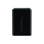 Sleek jet black Marshall bottle with vertical "MARSHALL" and horizontal "JET BLACK" text